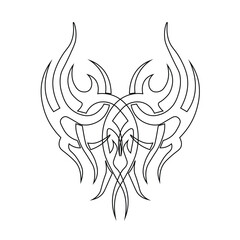 Floral Design A classic black and white floral design element featuring elegant, curved leaves and intricate detailing. Ornamental Perfect for use in decorative borders, logos