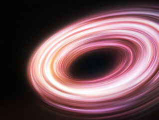 Mysterious space stars. swirling vortex of light creates mesmerizing hyperspace effect