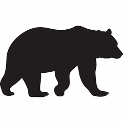 silhouette of bear