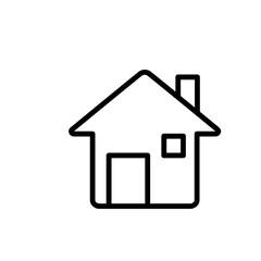 Modern House Outline Icon