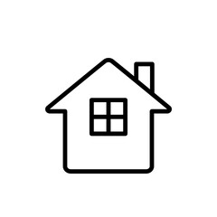 Minimalist House Outline Icon