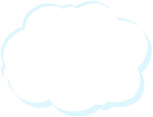 자연 구름 구름가랜드 일러스트