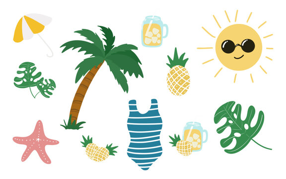 Summer Essentials Clip Art Collection
