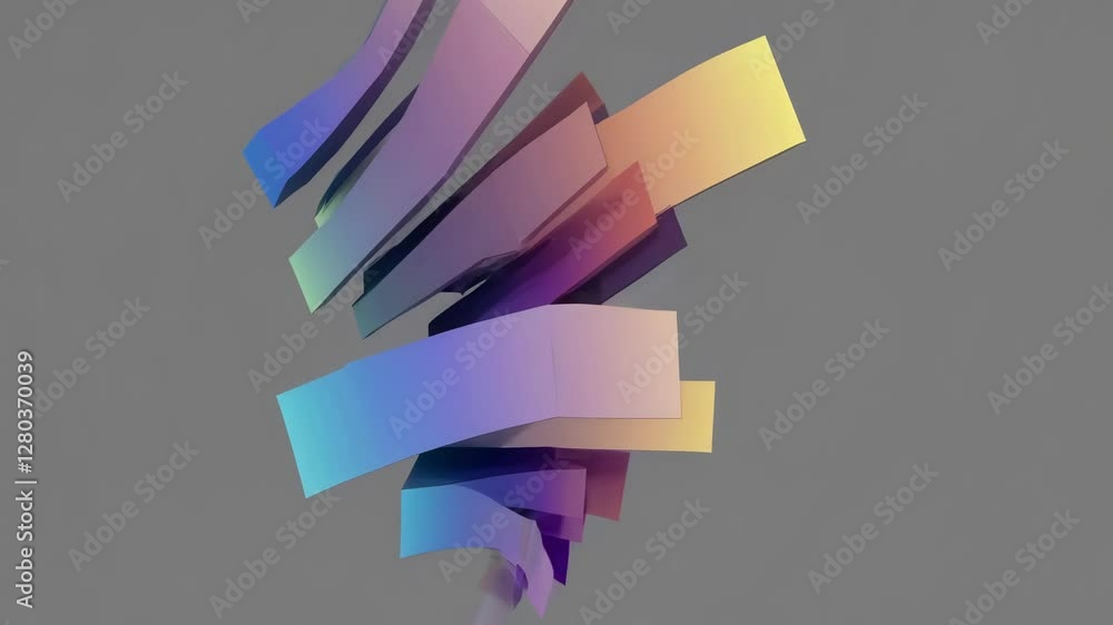 Poster Gradient Evolution Display