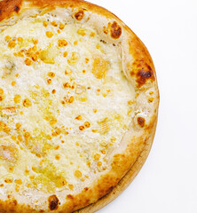 Cheesy flatbread baked to golden perfection in a traditional style