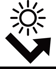 UVカットのアイコンイラスト