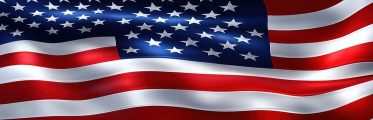 Obraz premium American Flag: A Symbol of Freedom and Patriotism