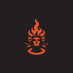 Fire god logo