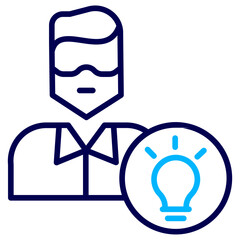 Boss Business Idea Outline Color icon