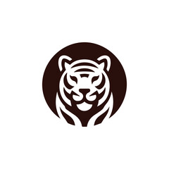 Minimalist tiger logo