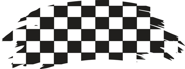 Fototapeta premium NASCAR checkered flag racing flag car racing flag sports finish line flag brush grunge effect texture eps vector file