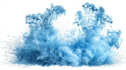 Dynamic Blue Water Splash Effect