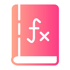 Fototapeta premium maths gradient icon
