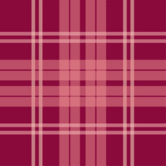 Seamless tartan plaid pattern in red and beige. Classic checkered textile design, perfect for fabric, fashion, wrapping paper, home decor, and digital backgrounds. Traditional Scottish style. 