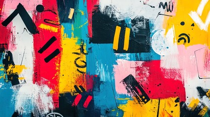 Abstract background featuring hobbies like painting, photography, and money management for inspiration 