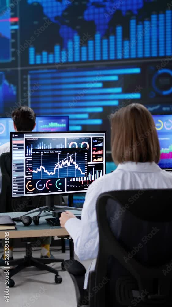 Poster Monitor Control Server At Data Center