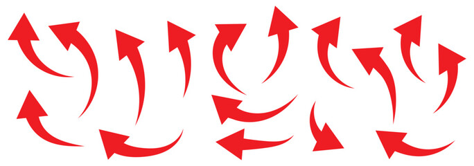 Black arrow icon isolated on white background. Horizontal dual long straight , right and left side arrow signs. Arrow indicated the direction symbol. Curved and straight arrow icon vector