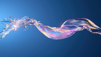 Solid blue background with a smooth texture suitable for design and graphic applications