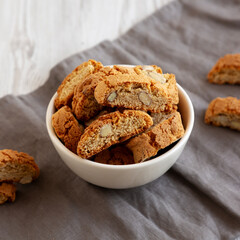 Homemade Almond Cantuccini Ready for Breakfast