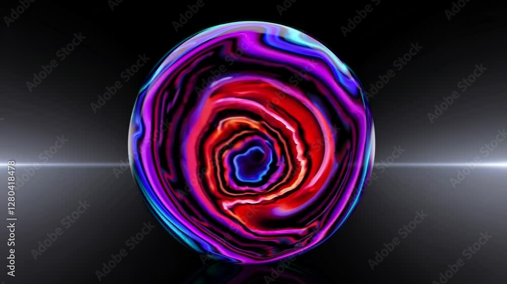 Poster abstract background with glowing circles