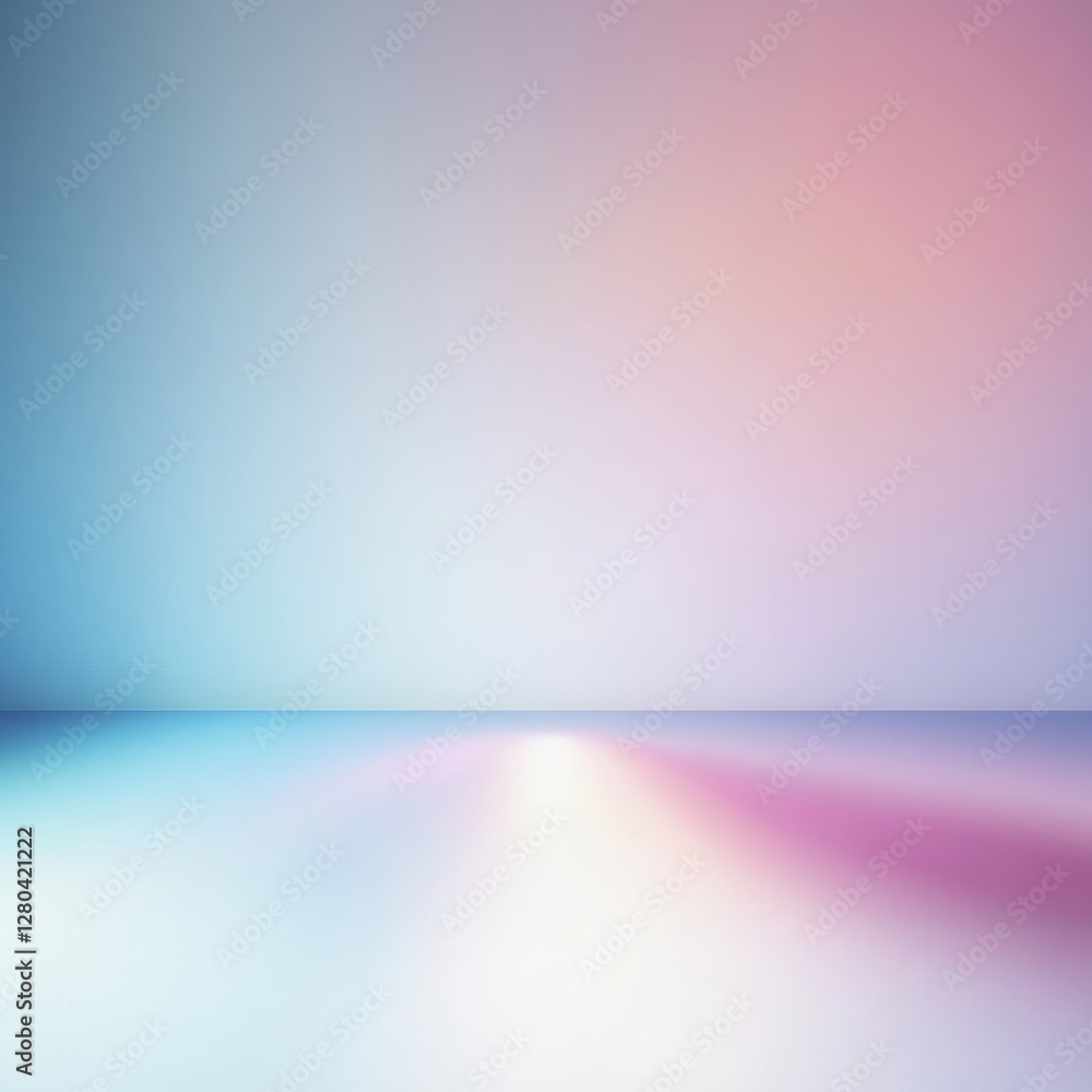 Poster Modern minimalist gradient background featuring ample empty space for text placement and a soft color palette. Generative AI