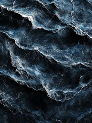 Naklejka premium Dynamic ocean waves create a mesmerizing pattern.