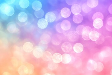 Obraz premium Abstract pastel rainbow bokeh background.