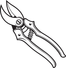 Pruners Rustic Tool for Gardening