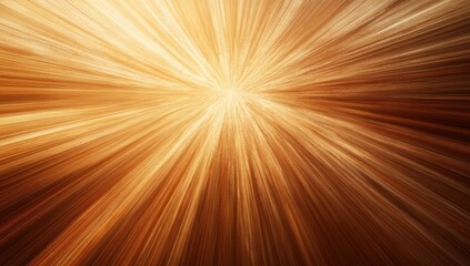 Obraz premium Radiant Golden Burst of Light with Dynamic Flowing Rays Creating a Warm and Inviting Background for Artistic, Cinematic, or Design Projects