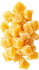 A Pile of Delicious Candied Ginger Cubes