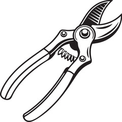 Pruners Rustic Tool for Gardening