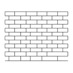 Brick Wall Illustration: A precisely rendered illustration of a brick wall, depicting the classic pattern of layered bricks, emphasizing the texture and structure.