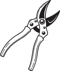 Pruners Rustic Tool for Gardening