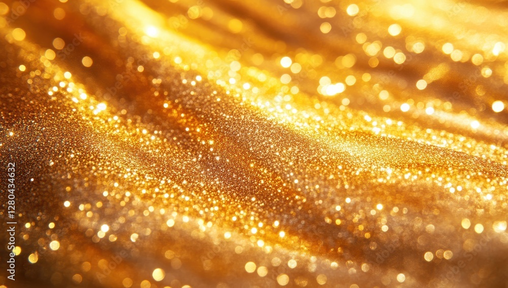 Poster shimmering and sparkling gold texture with abstract bokeh effect perfect for luxury backgrounds and 