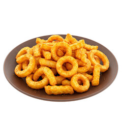 Crispy Curly Fries Seasoned with Spices