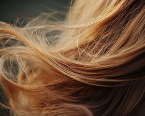 Naklejka premium Blonde Hair in Motion