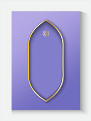 Collection of modern style Ramadan Kareem window and arches backgrounds. Modern Islamic greeting card template, Ramadan Kareem poster, holiday cover set. Islamic greeting card, banner template.