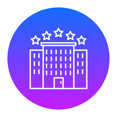 5 Star Hotel Icon