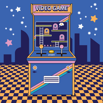 Retro Arcade: 80s Gaming Adventure