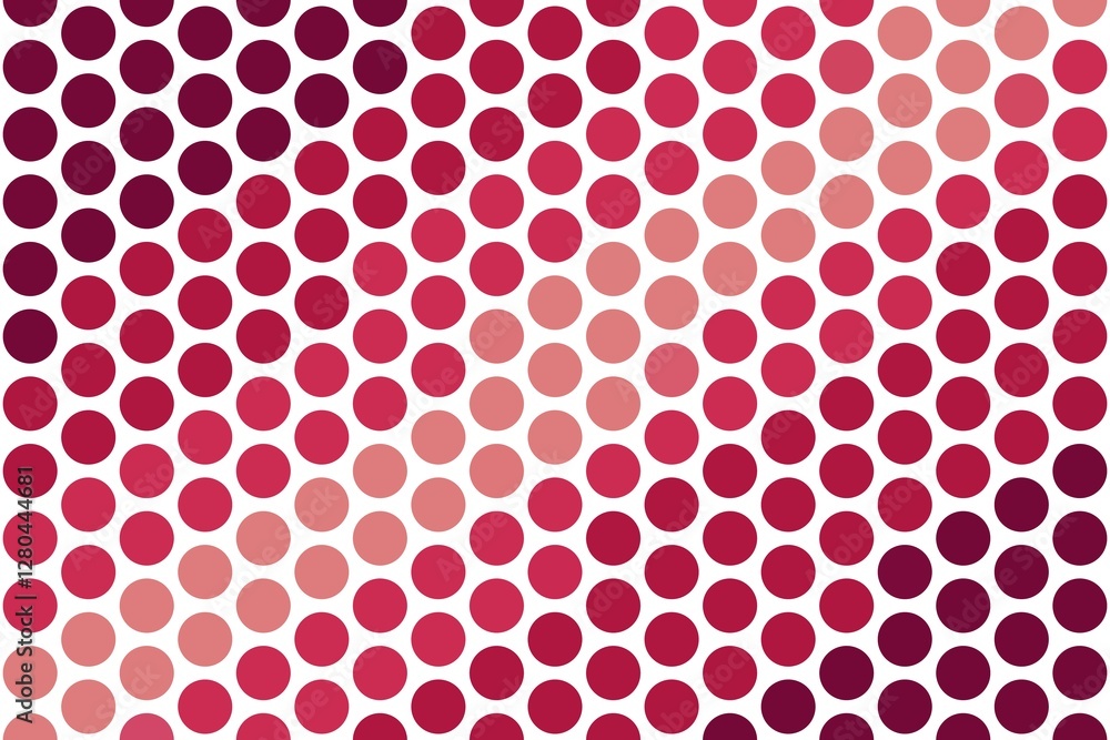 Poster red maroon circular dot pattern on textured background. abstract design concept