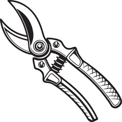 Pruners Rustic Tool for Gardening