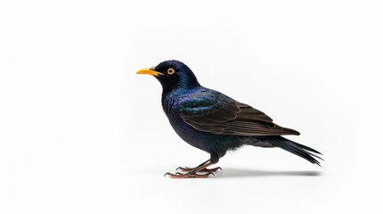 Starling with Iridescent Feathers - Professional Product Shot