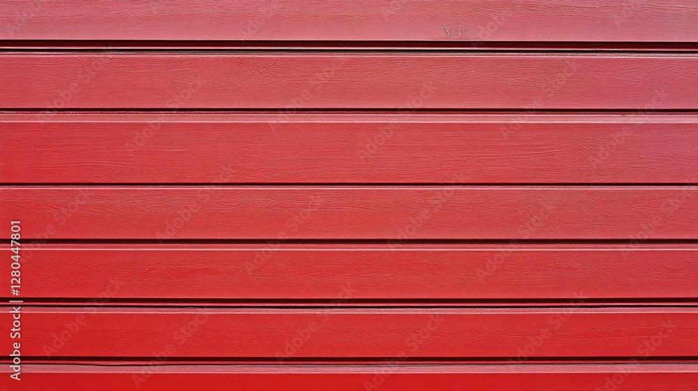 Poster a clean red background with faint horizontal lines for subtle texture