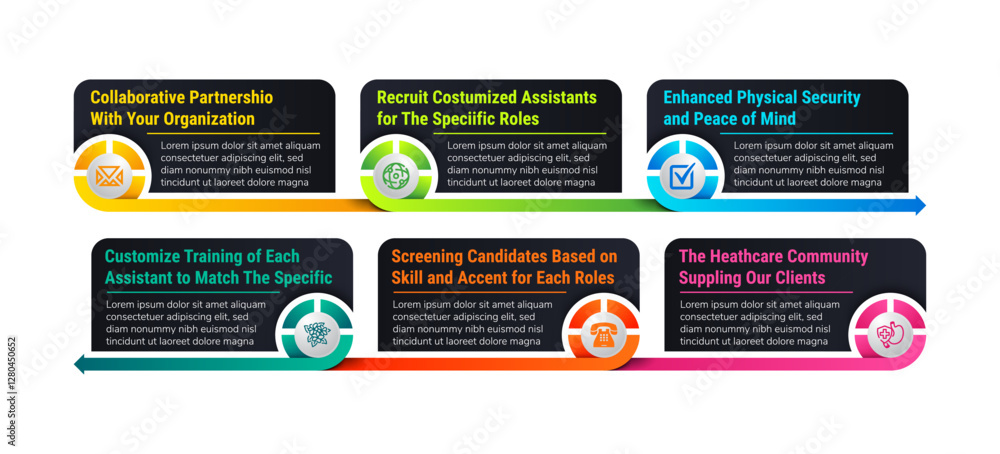 Poster infographic timeline with icons and 3 steps. options process infographics business concept. workflow