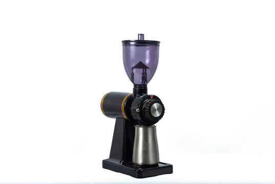 Electric Coffee Grinder with Transparent Hopper for Fresh Coffee Beans