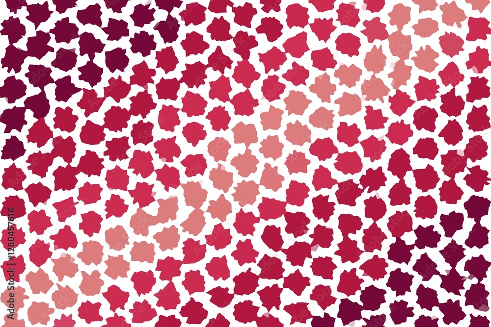 Poster pixel geometric pattern in red maroon with abstract digital mosaic design. modern seamless texture c