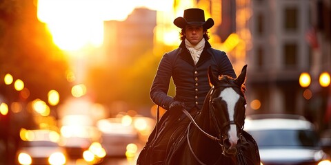 modern paul revere - american revolution patriot