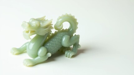 Fototapeta premium Jade Dragon Figurine