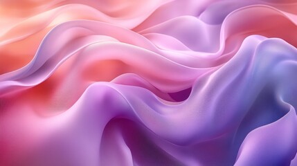 Fototapeta premium Abstract fabric folds, gradient colors, soft light