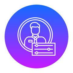 Fototapeta premium Personalization Icon